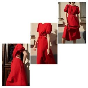 The Zara red dress